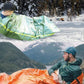 Notfalldecken, Schlafsäcke, Zelte für sichere Wanderungen