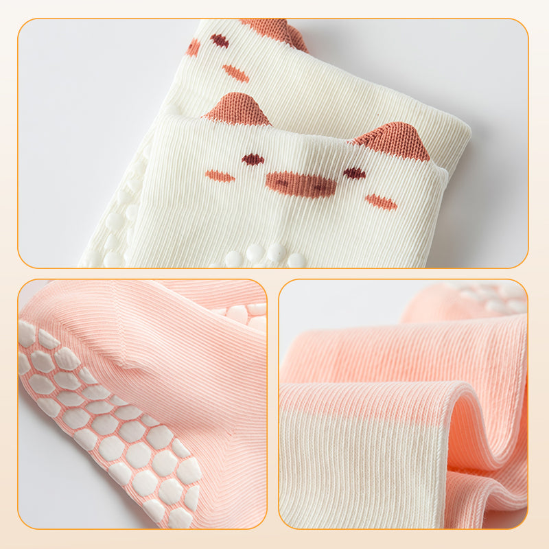 Baby-Kniestrümpfe mit rutschfester Sohle – 3er-Set