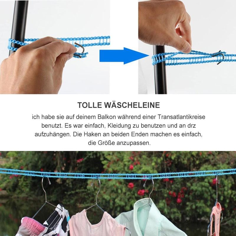 🔥Heißer Verkauf 50% Rabatt🔥Rutschfeste Wäscheleine