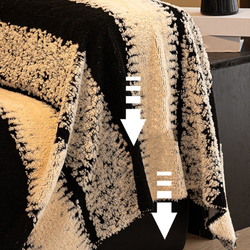 Plüsch Sofaüberwurf 2025 – Dicke, rutschfeste Sofadecke für gemütliche Herbst- und Wintertage