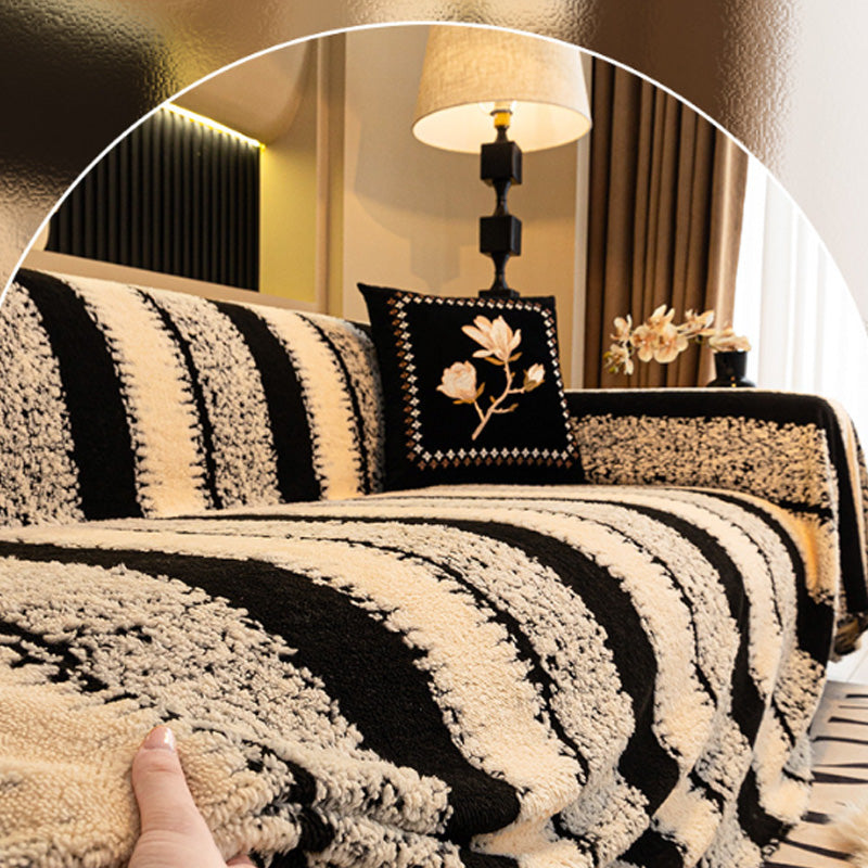 Plüsch Sofaüberwurf 2025 – Dicke, rutschfeste Sofadecke für gemütliche Herbst- und Wintertage