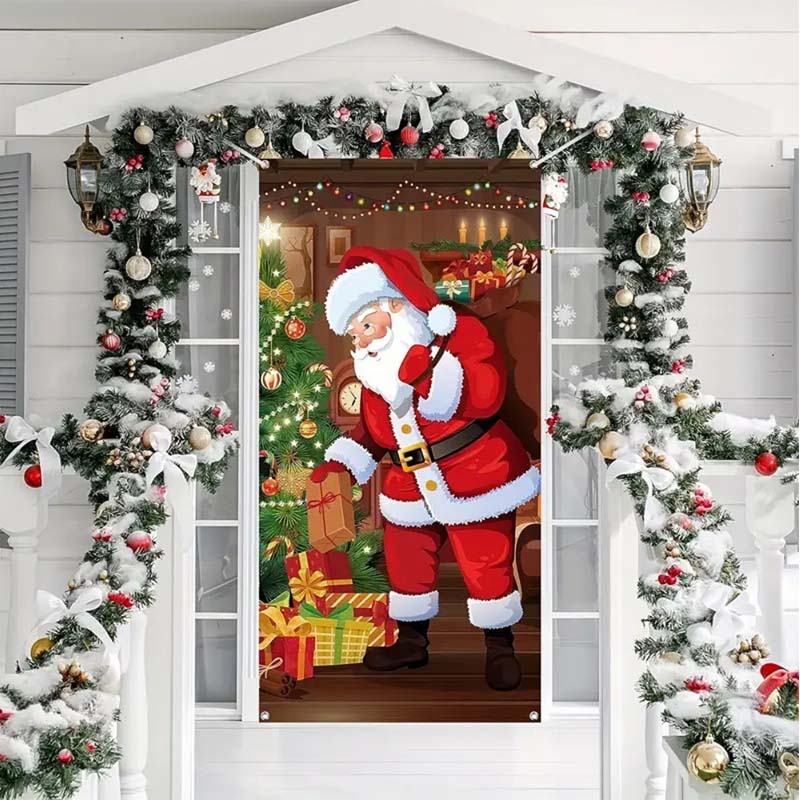 🎄Weihnachtsverkauf 50% RABATT🎄Weihnachtsmann Türrahmen-Banner - Frohe Weihnachten & Ein gutes neues Jahr🎅🎁
