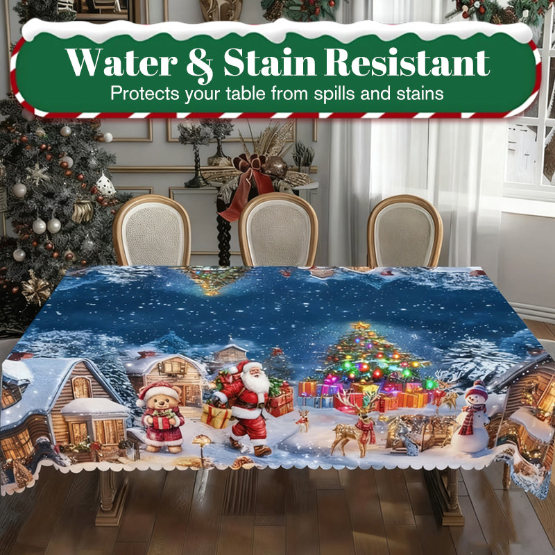 ✨Weihnachtsneuheiten✨Elegante Tischdecke mit Weihnachtsmotiv