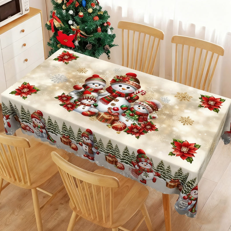 ✨Weihnachtsneuheiten✨Elegante Tischdecke mit Weihnachtsmotiv