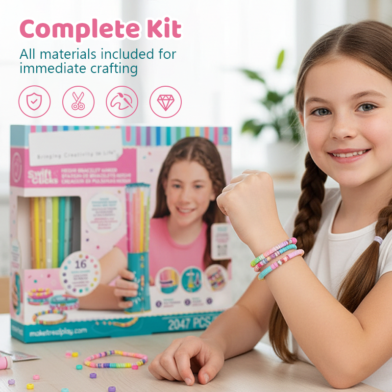 🎁Geschenkidee Heißer Verkauf 50 % Rabatt🔥 Schnellklick-Armband-Bastelset