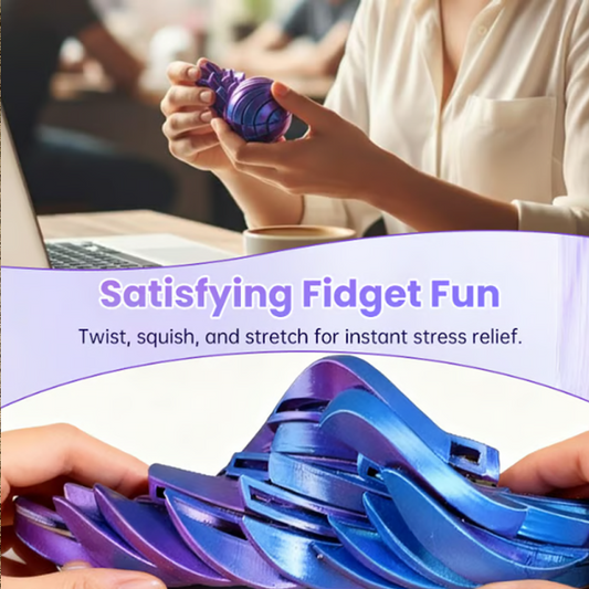 3D-gedrucktes Fidget-Ball-Spielzeug