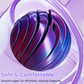 3D-gedrucktes Fidget-Ball-Spielzeug