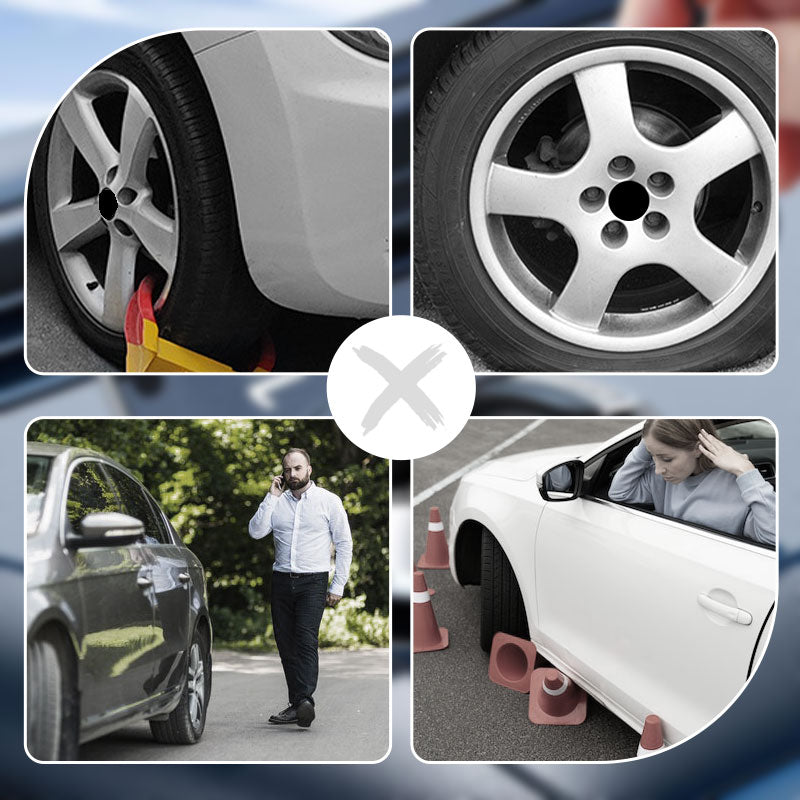 Halterung für Autotelefon mit Parkkennzeichen