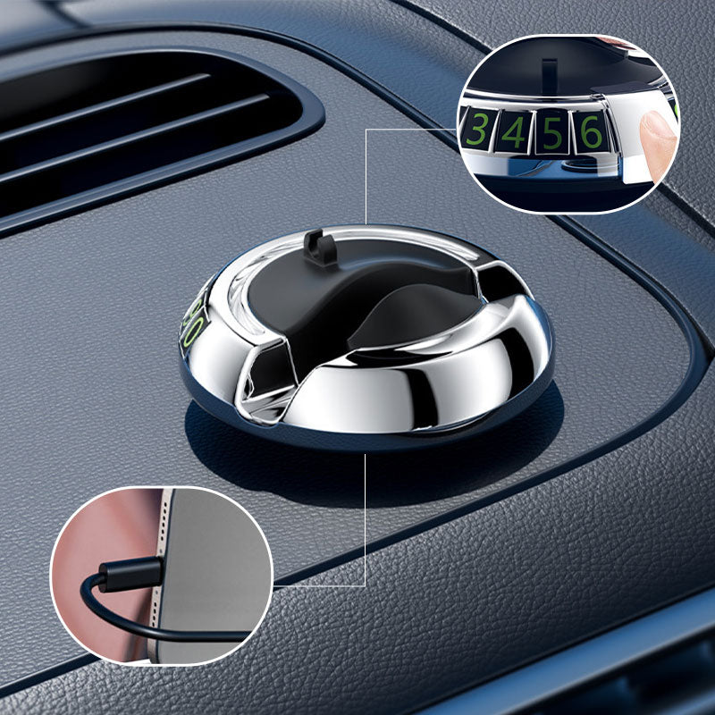 Halterung für Autotelefon mit Parkkennzeichen
