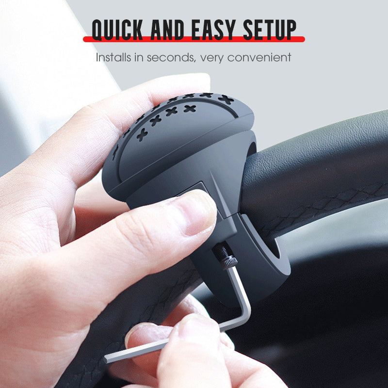 🚗 KAUFEN SIE 2, BEKOMMEN SIE 3! ✨ Ergonomischer Lenkradknauf – rutschfestes Design für besseren Halt unter allen Umständen 🔧💫