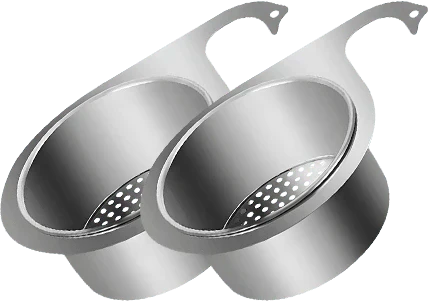 Globetrek° Wasserhahnfilter: Schwanen-Stil Edelstahlfilter