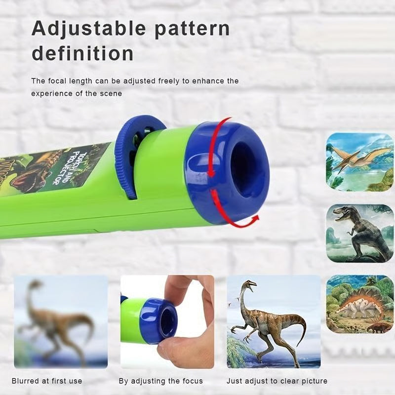 🎁SISTA DAGEN – 40% RABATT!🦖Pedagogi🎁LETZTER TAG – 40 % RABATT!🦖Pädagogisches Projektionsspielzeug mit Themenfoliensk projektorleksak med temaslides