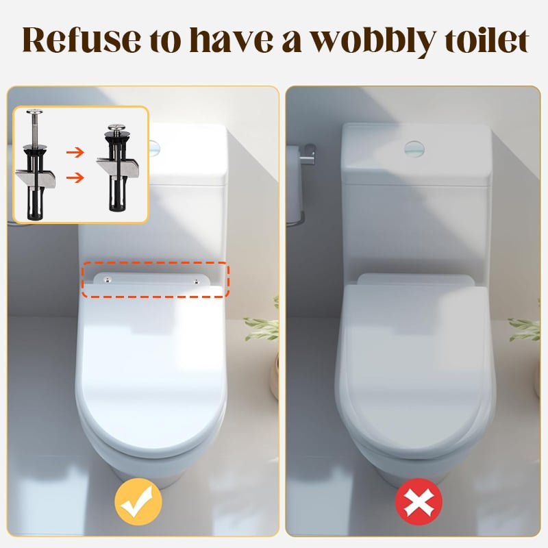 Befestigungsschraube für Toilettensitze für intensive Nutzung