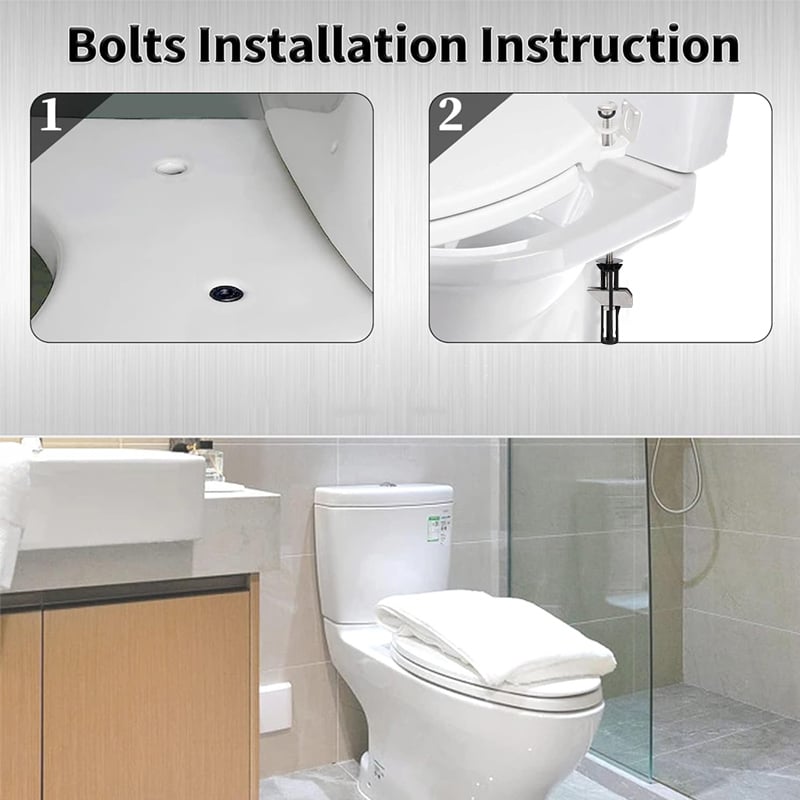 Befestigungsschraube für Toilettensitze für intensive Nutzung