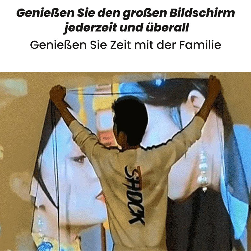 FALTBARE PROJEKTIONSLEINWAND - 120 Zoll Mattierte Oberfläche, Leicht & Wasserdicht, Perfekt für Heimkino und Outdoor-Camping 🏕️🌟