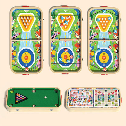 6-in-1-Holz-Tischspiel für Kinder