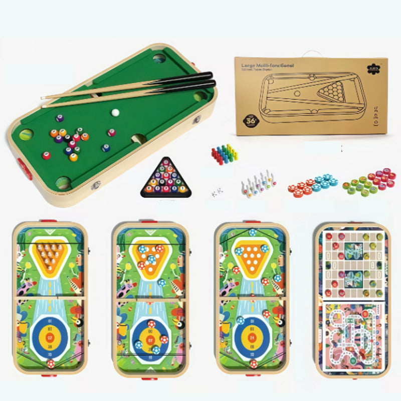 6-in-1-Holz-Tischspiel für Kinder