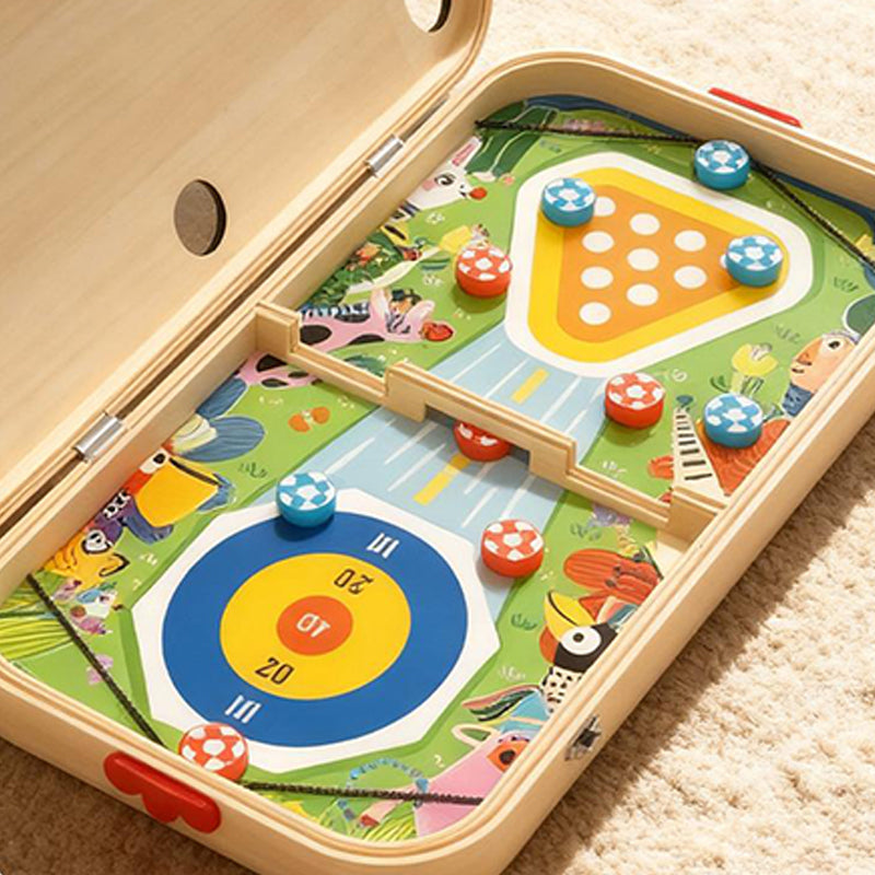 6-in-1-Holz-Tischspiel für Kinder