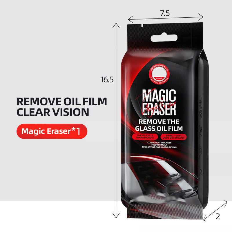 ✨ Magischer Schwamm für Autofenster – Entfernt Ölfilme und Wasserflecken mit einem einzigen Wisch! Bessere Sichtbarkeit bei Nacht, milde Formel mit pH-Wert 7!