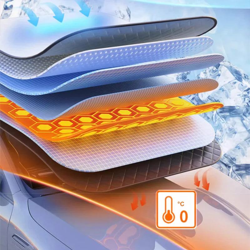 Autofensterabdeckung mit Saugnäpfen