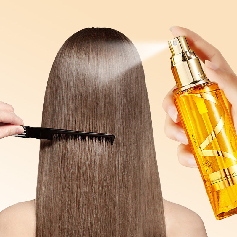 ✨ Haarölspray – 100 ml Pflanzenextrakte, intensive Feuchtigkeitspflege ohne fettende Wirkung. Bändigt krauses Haar und verleiht ihm strahlenden Glanz!