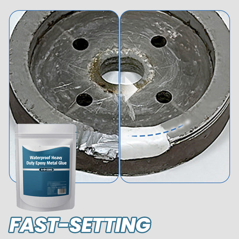 Wasserfester, hochbelastbarer Epoxid-Metallkleber