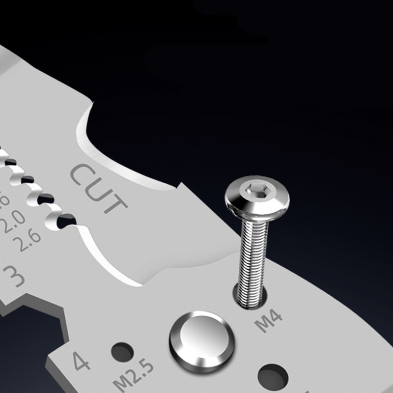 Multifunktionaler, biegsamer Abisolierer mit Spannungsprüfer