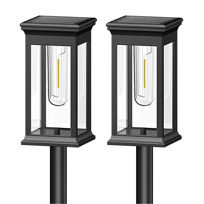 🌞 Solar-Gartenleuchte mit Filament-Optik – Wasserdicht & ideal für Wege und Rasen