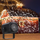Rotierender LED-Weihnachtsmusterprojektor