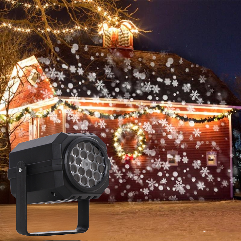 Rotierender LED-Weihnachtsmusterprojektor