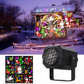 Rotierender LED-Weihnachtsmusterprojektor