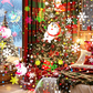 Rotierender LED-Weihnachtsmusterprojektor