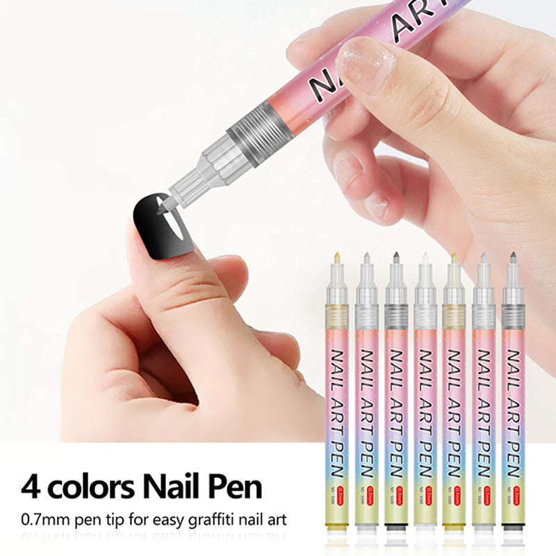 🎁Weihnachtsgeschenk🎄Professionelles Nagelkunst-Stiftset mit 12 Farben