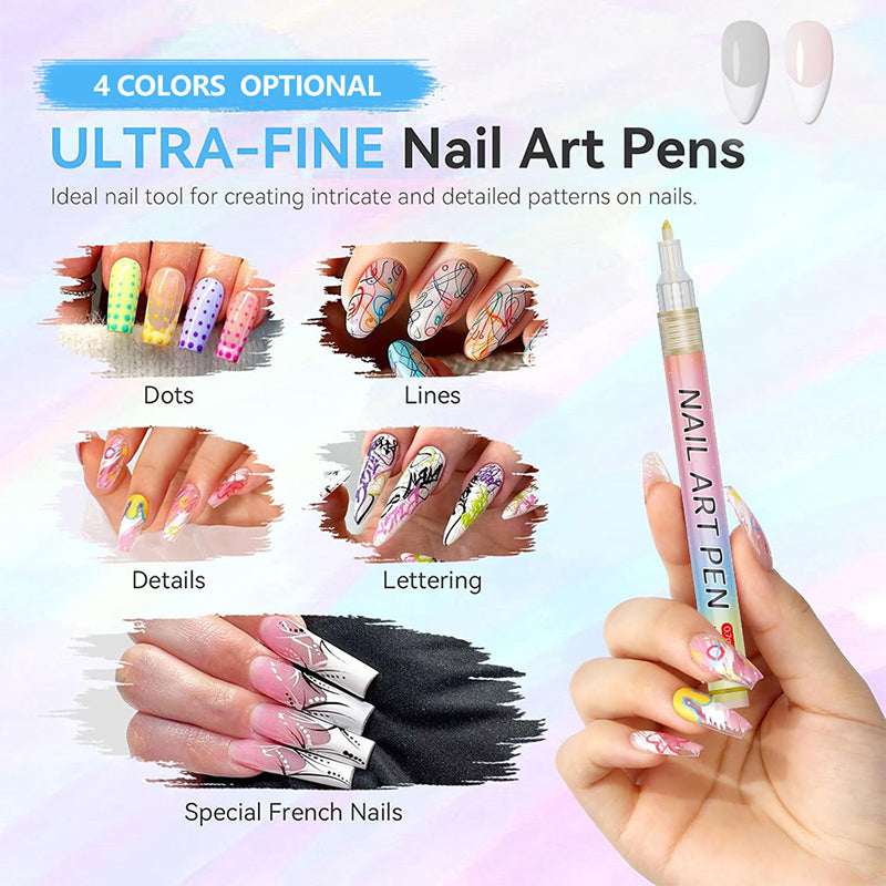 🎁Weihnachtsgeschenk🎄Professionelles Nagelkunst-Stiftset mit 12 Farben