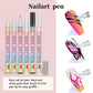 🎁Weihnachtsgeschenk🎄Professionelles Nagelkunst-Stiftset mit 12 Farben