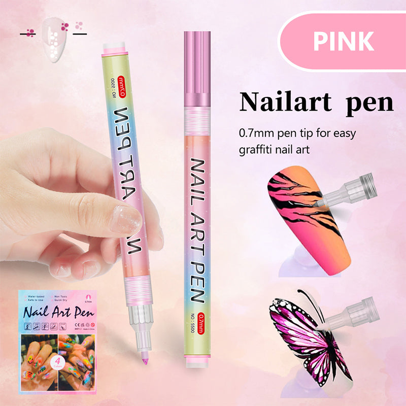 🎁Weihnachtsgeschenk🎄Professionelles Nagelkunst-Stiftset mit 12 Farben