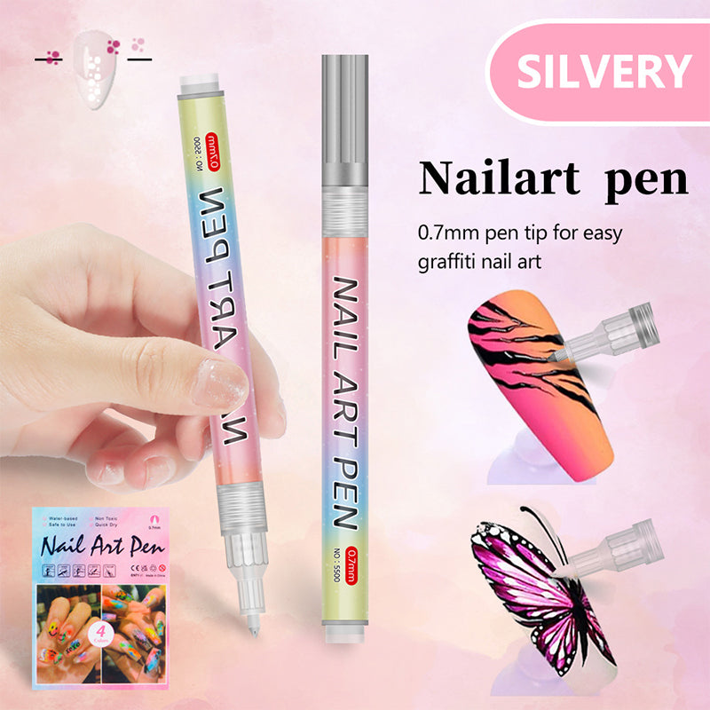 🎁Weihnachtsgeschenk🎄Professionelles Nagelkunst-Stiftset mit 12 Farben