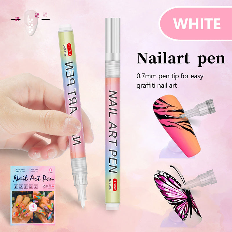🎁Weihnachtsgeschenk🎄Professionelles Nagelkunst-Stiftset mit 12 Farben