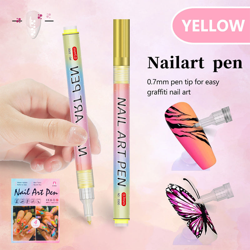 🎁Weihnachtsgeschenk🎄Professionelles Nagelkunst-Stiftset mit 12 Farben