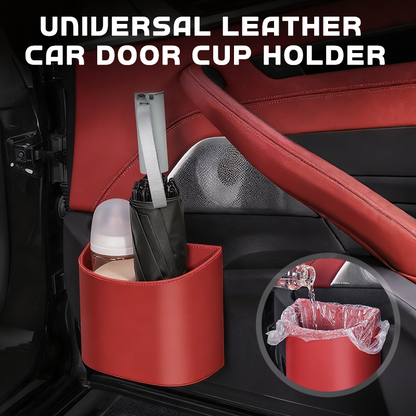 🥳 SONDERANGEBOT 2026 – über 50.000 mal verkauft! 🚗🧺 50 % Rabatt auf den Leder-Getränkehalter für die Autotür. ✅ Große Öffnung für Getränke & Handy 🔒 Sicherer Halt durch Clip-Befestigung 🛡️ Strapazierfähiges PU-Leder in eleganter Optik
