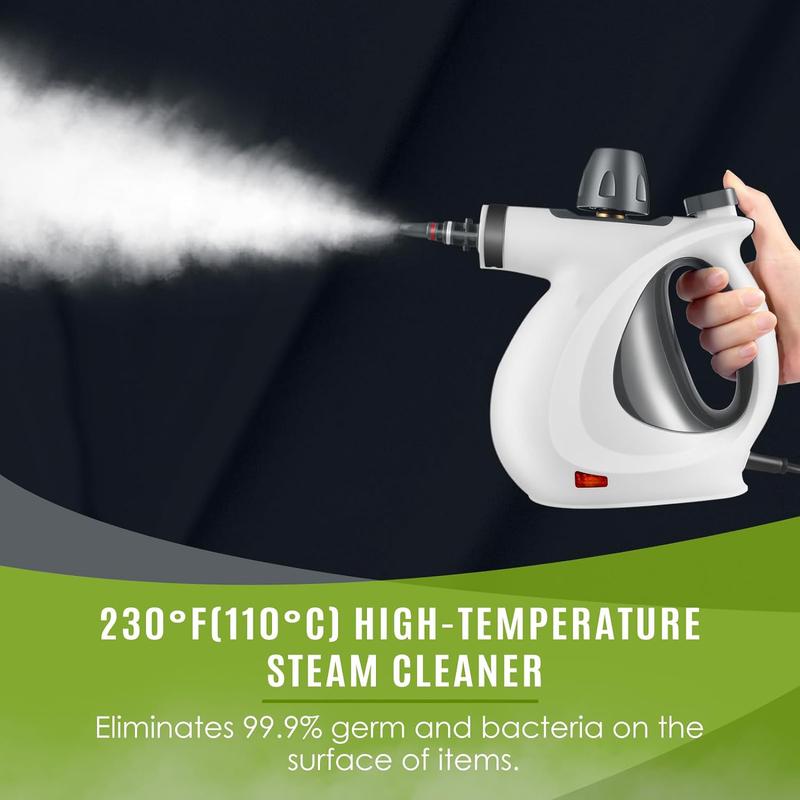 ✨🌟Der All-in-One Dampfreiniger🌈🌈Spürt hartnäckiges Fett & Bakterien aus Küche, Bad & Auto in 15 Sek. weg💫Kontinuierlich 20 Min. chemiefrei reinigen. Leicht & effizient.