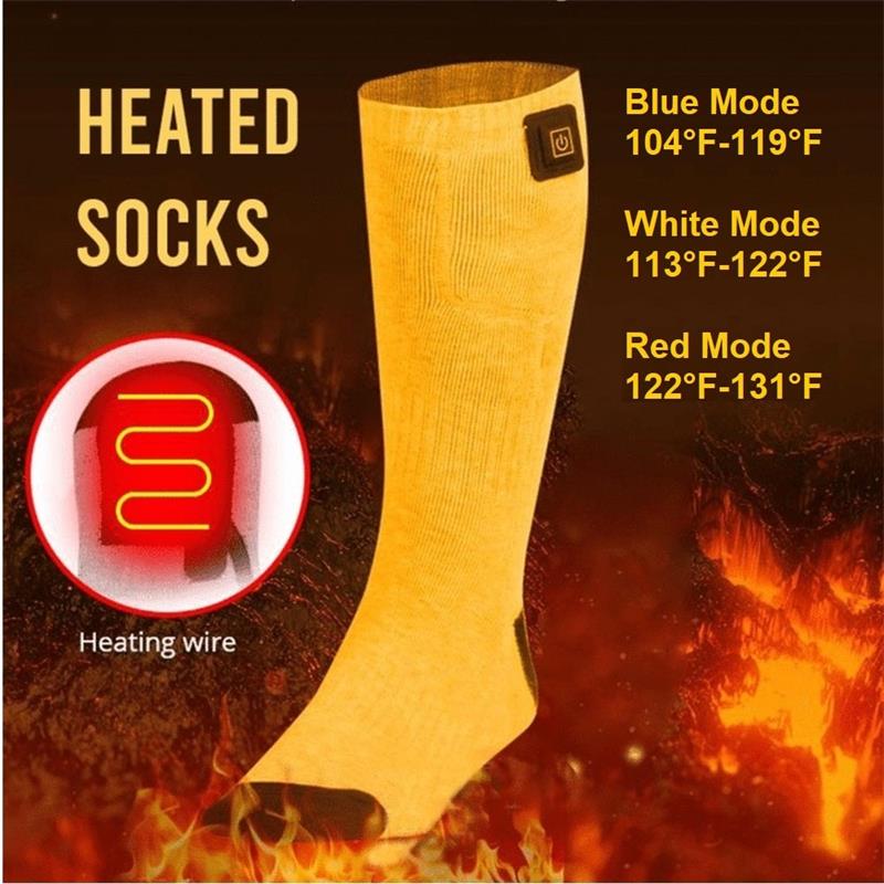 🔥Verstellbare Heizsocken mit langer Batterielebensdauer