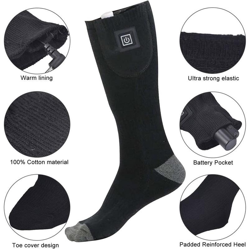 🔥Verstellbare Heizsocken mit langer Batterielebensdauer