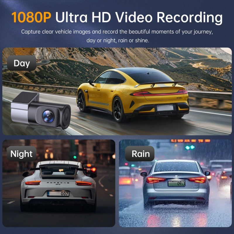 📷1080P HD-Dashcam mit WLAN und Nachtsichtfunktion🚗