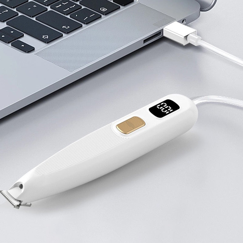 Effektiver Sicherheitsrasierer für Haustiere mit LED-Licht