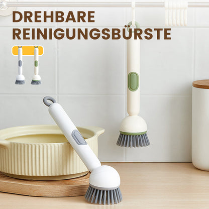 🌟KAUFEN SIE 2, ERHALTEN SIE 1 GRATIS! ✨Rotierende Reinigungsbürste mit langem Stiel für Geschirr und Töpfe