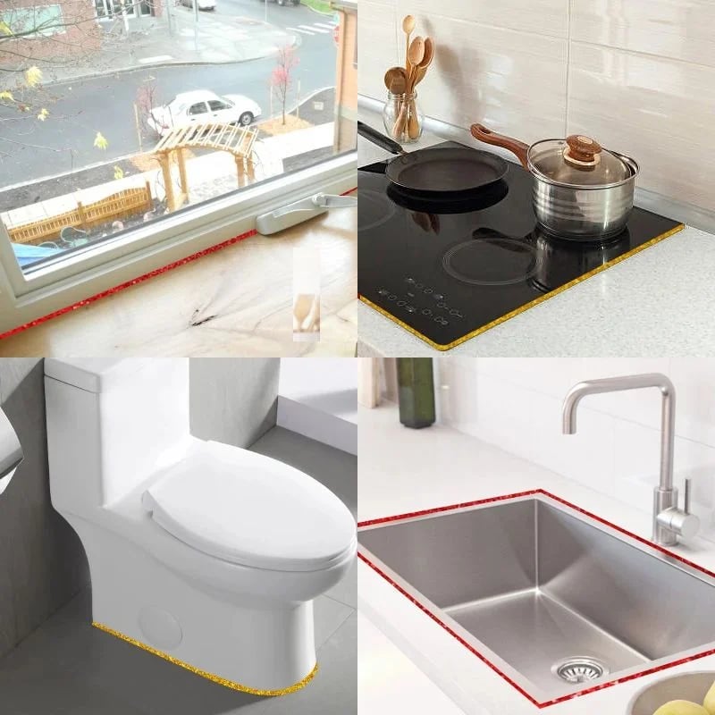 ⏰ Selbstklebender Dichtstreifen für Fliesenfugen (8mm x 6m) – Wasserdicht, Schimmelresistent & Professionelles Finish ✨