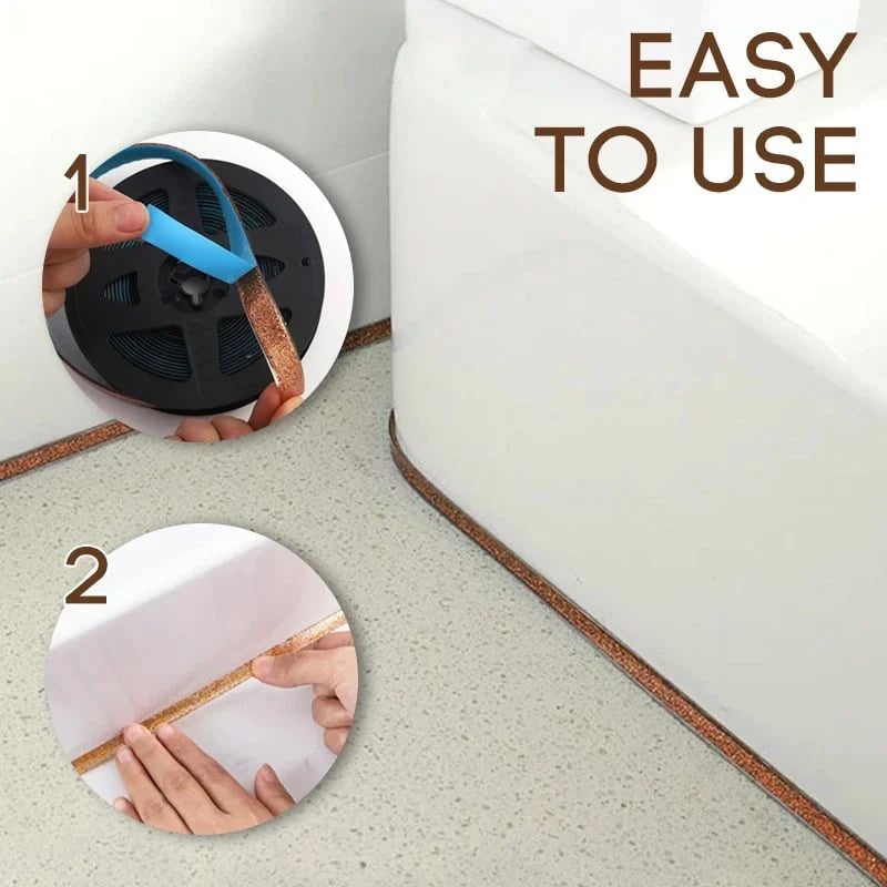 ⏰ Selbstklebender Dichtstreifen für Fliesenfugen (8mm x 6m) – Wasserdicht, Schimmelresistent & Professionelles Finish ✨