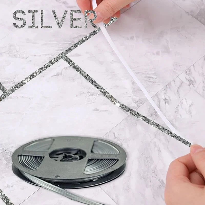 ⏰ Selbstklebender Dichtstreifen für Fliesenfugen (8mm x 6m) – Wasserdicht, Schimmelresistent & Professionelles Finish ✨