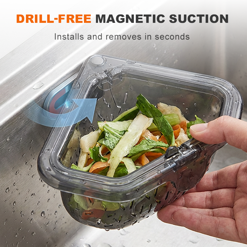 💧Dreieckiger magnetischer Abflusskorb🌟